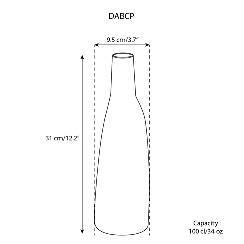 Bouteille en grès | Dadasi 100 cl