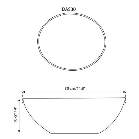 Stoneware Serving Bowl | Dadasi 11.8"