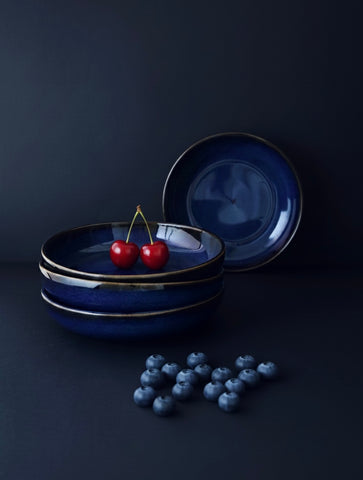 Assiette à pate en grès | Youlha 20 cm