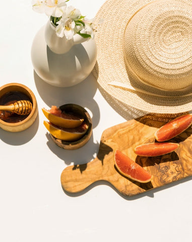 Natural Olive Wood Cheese Board